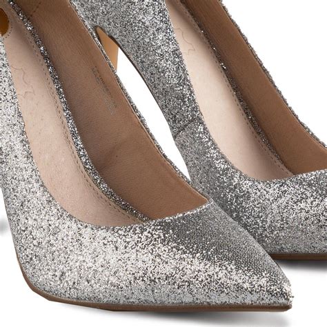Купить Женские туфли-лодочки Buffalo shoes, цвет серебряный, Модель ...