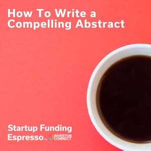 How To Write a Compelling Abstract