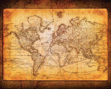 37 Eye-Catching World Map Posters You Should Hang On Your Walls ...