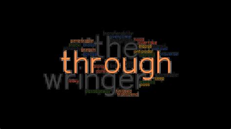 THROUGH THE WRINGER: Synonyms and Related Words. What is Another Word ...