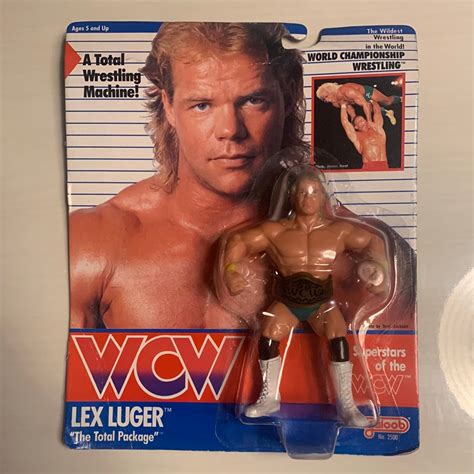lex luger wcw galoob green trunks uk exclusive retrofigure