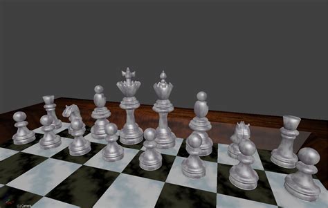 3D chess set model - TurboSquid 1327782