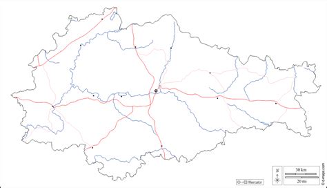 Kursk, d-maps.com: free map, free blank map, free outline map, free ...