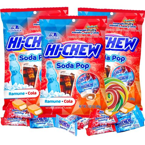 Snapklik.com : Soda Pop Ramune Candy, Individually Wrapped Cola