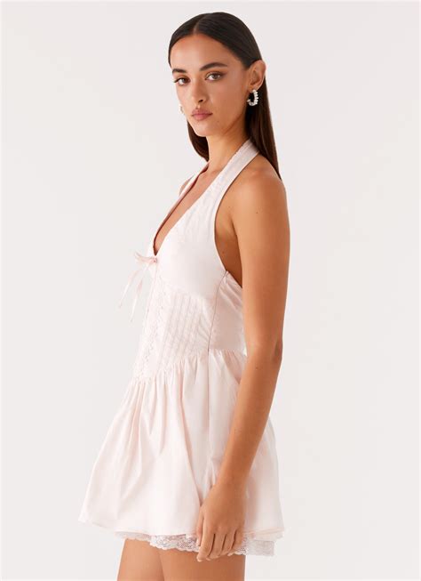 Moira Mini Dress - Pink – Peppermayo US
