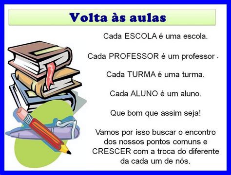 Primeiro Dia De Aula Texto - Texto para o primeiro dia de aula - Textos e Mensagens volta às aulas