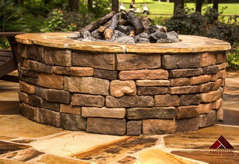Outdoor Stone Fire Pit Designs