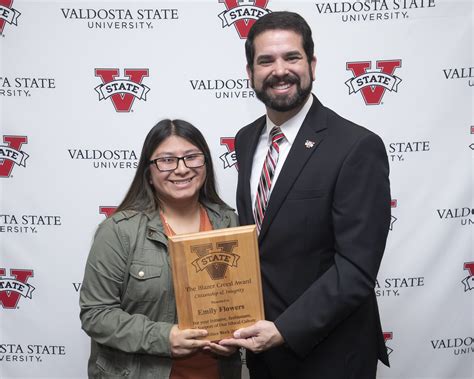 Emily Flowers Earns Blazer Creed Award for Citizenship and Integrity