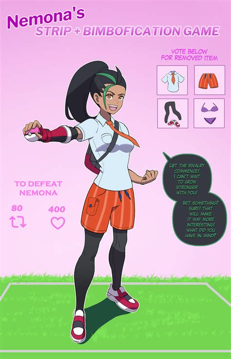 (Twitter Challenge) - Nemona's Bimbofication Game by BimboAnnon on