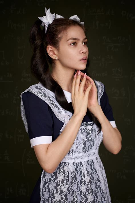 Max Pyzhik, women, Maya Shakhnazarova, maid outfit, mathematical