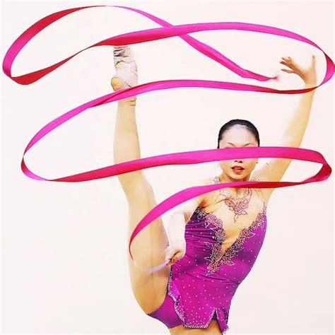 Rhythmic Gymnastics Ribbon Dance Gym Riband Ballet Streamer Twirling ...