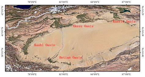 Tarim Basin Map