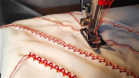 DIY. Как шить(строчить) двойной иглой на швейной машинке. Швейный ...
