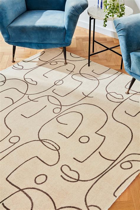 Scion Rug, Epsilon Charcoal 23801 | Luxury Rug Store Europe