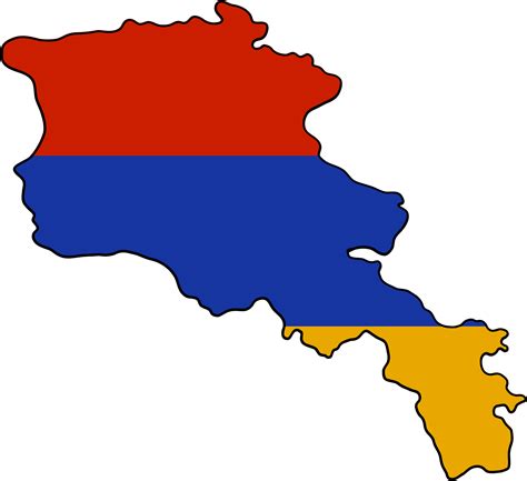 drawing of armenia flag map. 35673755 PNG