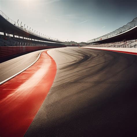 premium ai image  race track