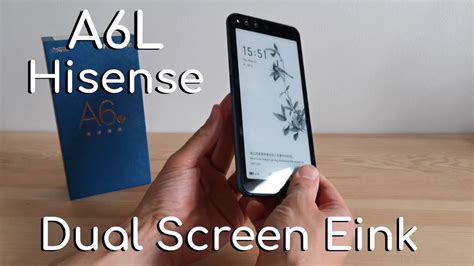 Hisense A6L Dual screen LCD+Eink smartphone Review - YouTube