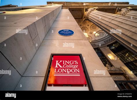 london november   kings college london buildings strand