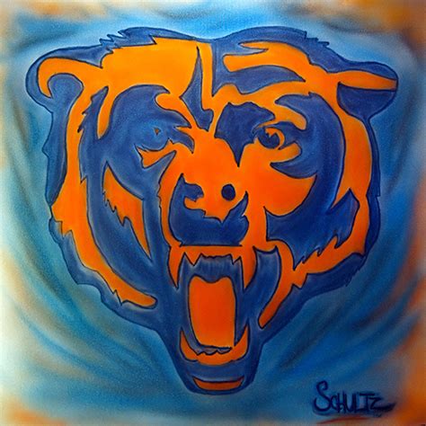 Chicago Bears Painting at PaintingValley.com | Explore collection of ...