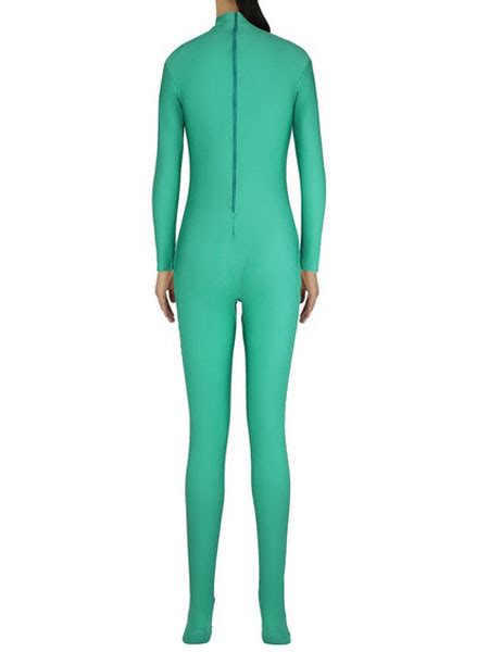 green morph suit adults bodysuit lycra spandex catsuit  women