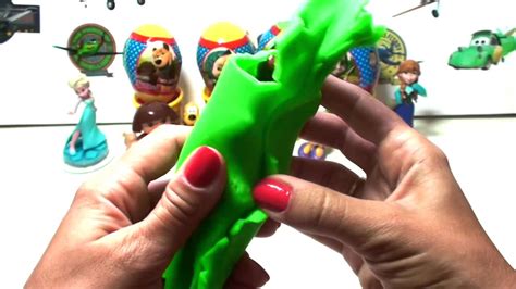 Открываем киндерсюрпризы Маша и медведь Play doh конфеты Плей до - YouTube