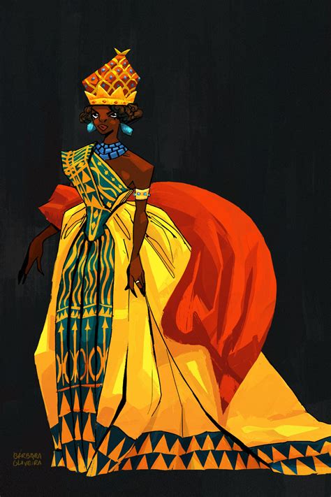 queen nzinga  ndongo  matamba visiting barbara oliveira