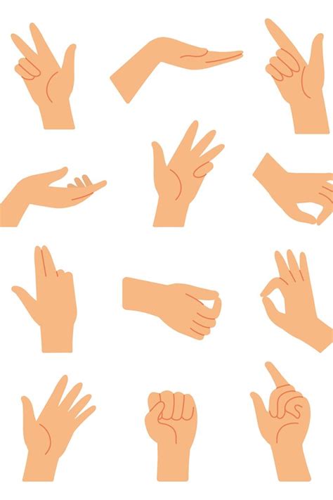 hand gestures hands gesture collection arms pres
