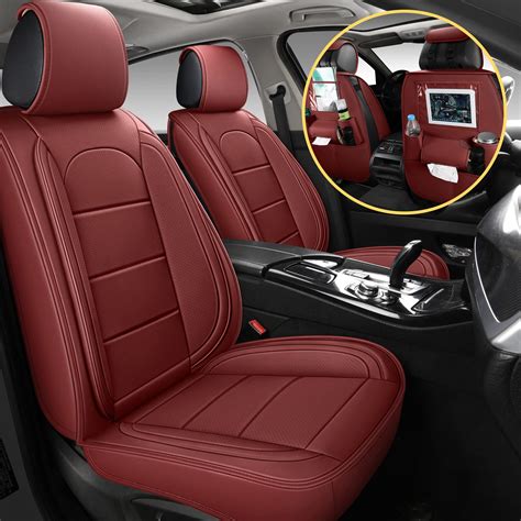 aoog leather car seat covers  car backseat organizer universal