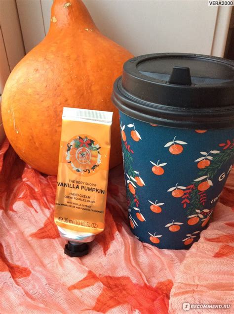 Крем для рук The body shop Тыква и ваниль/Vanilla pumpkin hand cream ...