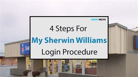 My Sherwin Login – MySW Step by Step Login Process | Sherwin, Login ...