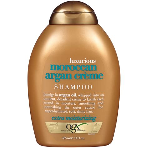 OGX Luxurious Moroccan Argan creme Shampoo, 13 Oz - Walmart.com