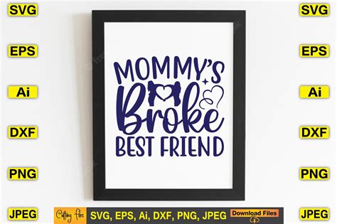 Mommy’s Broke Best Friend SVG Design Graphic by Maven Mockup · Creative