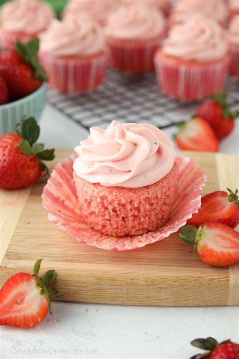 strawberry cupcakes recipe video dessert  dinner
