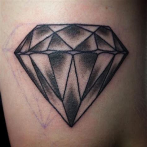 Tattoo diamant (70 fotografii) - semnificație, schițe pentru fete și ...