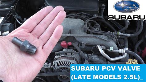 Subaru PCV Valve Replacement | 2.5 Liter PCV Valve | Late Model Subaru ...