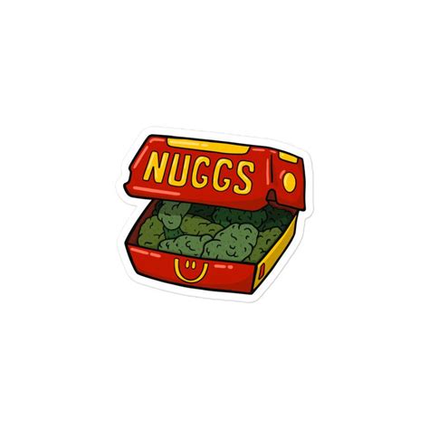 McNuggs Sticker - Fast Food Cannabis Parody Design — Mongolife
