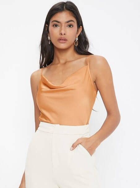 cowl neck drape camisole cowl neck cami cami tops fashionable work