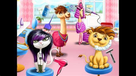 Animal Hair Salon/Парикмахерская для животных весёлая игра-мультик ...