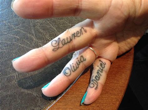 couples tattoo finger 6