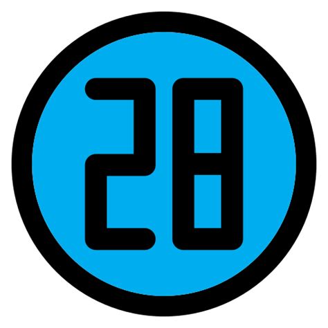 Twenty eight Generic Outline Color icon
