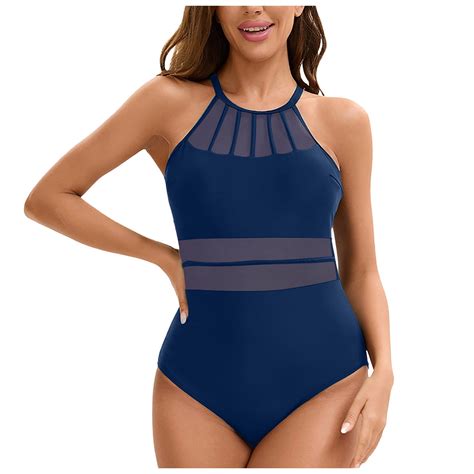 BOBOGOJP Women Tummy Control One Piece Swimsuit Modest Bathing Suit