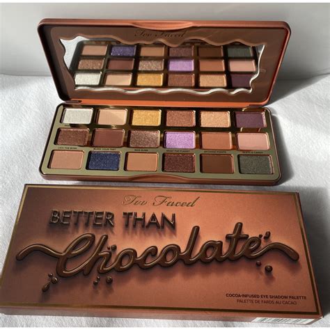 Палитра сенки за очи Too Faced Better Than Chocolate, 18 цвята, С какао ...