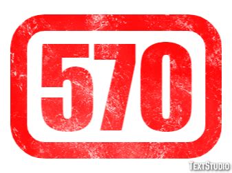 570 Text Effect and Logo Design Number
