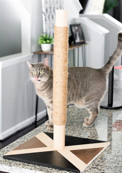 diy scratching post