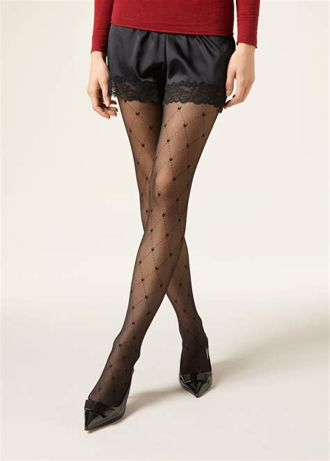 Sheer Hearts Tights - Calzedonia