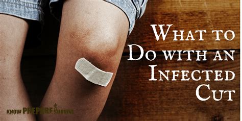 how to know if a cuts infected