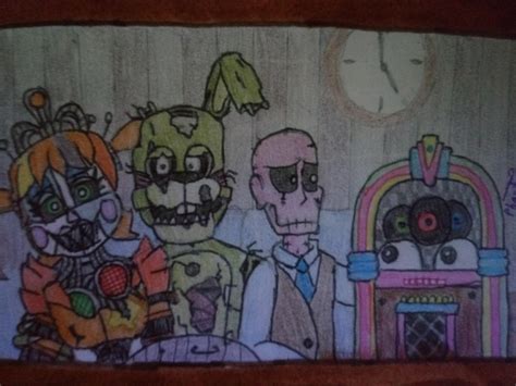 An Afton family photo (drawn by me) : r/fivenightsatfreddys