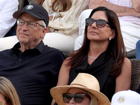 Bill Gates and girlfriend Paula Hurd attend Jeff Bezos and Lauren