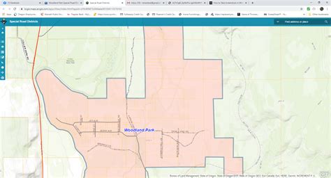 Woodland Park Special Road District Map - Woodland Park Special Road ...
