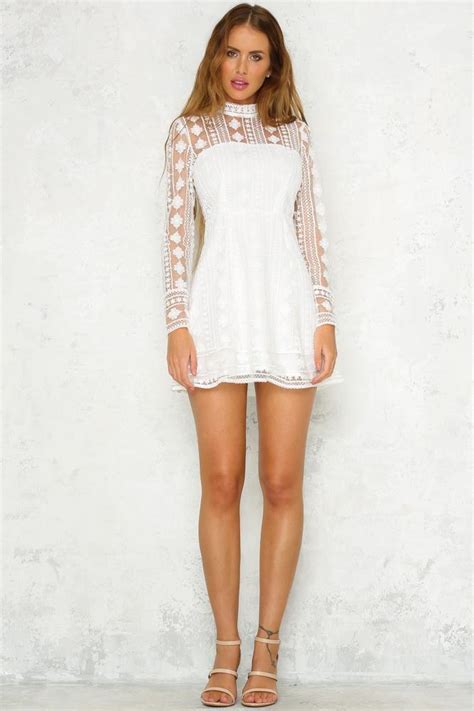 Eight Teen Dress White